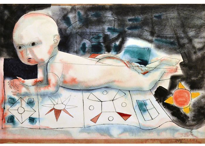 Richard Wilt | Baby on Quilt