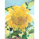 Frederick Birkhill - Sunflower 3 | Egg Tempura | 14" x 12" | $500"No other medium has such a unique effect on canvas, or in my case, gessoed board; the effect egg tempera achieves is a delicacy of color and near microscopic detail."