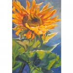 WanChuan Kesler - Sunflower | Oil on Canvas | 36" x 24" | NFS | Giclees Available"It is perpetually fascinating to me how an object of art can speak to us without any language barrier. I would like my paintings to speak of life, of love, and of humanity."
