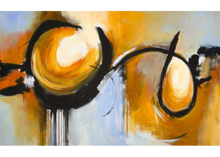 <b>Bern Merlo – <i>Sweetest Day</i> | acrylic | 36″ x 60″ | NFS</b><br>Always wanting to better my craft, I signed up for an abstract class at a prestigious institution. After the first day, it was clear there was no direction. After several classes, I stopped going. I did not sign up for this kind of class! I was angry, upset and out a considerable amount of money. Figuring I could learn from my own inner core, I painted this picture at home. The chaos was gone, and I was calm. Bern Merlo - Sweetest Day | acrylic | 36" x 60" | NFSAlways wanting to better my craft, I signed up for an abstract class at a prestigious institution. After the first day, it was clear there was no direction. After several classes, I stopped going. I did not sign up for this kind of class! I was angry, upset and out a considerable amount of money. Figuring I could learn from my own inner core, I painted this picture at home. The chaos was gone, and I was calm.