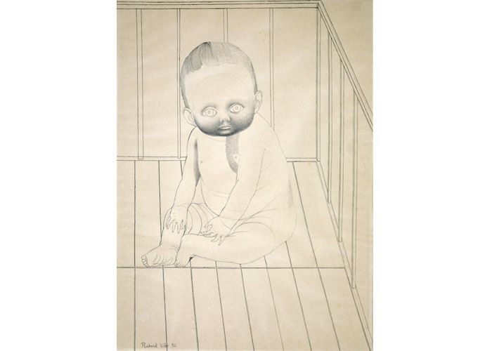 Richard Wilt | Baby Seated in Crib