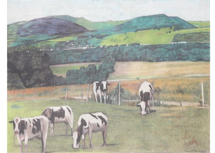 Richard Wilt | Cows in Pasture, near Monroton