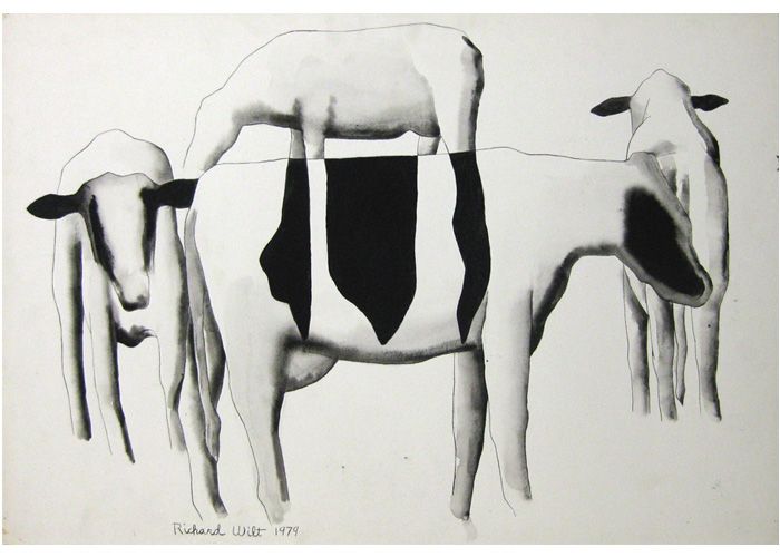 Richard Wilt | Cows - Round and Round, 1979